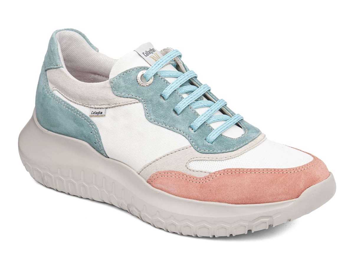 Baskets Callaghan 53802 Suv Marine Sra Femme Bleu Blanche Rose | UHF613WZ