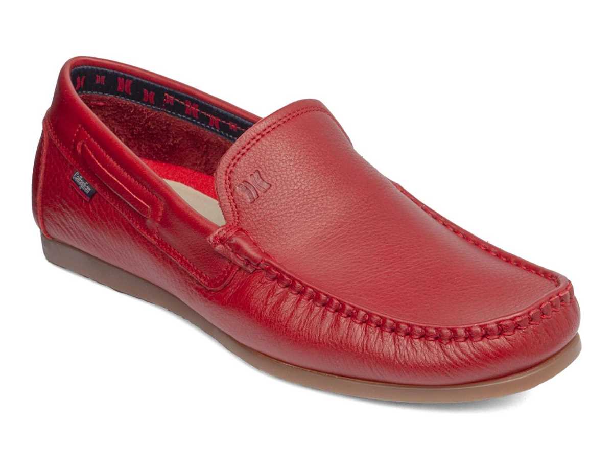 Mocassins Callaghan 15200 Driveline Homme Rouge | QUN3333WY