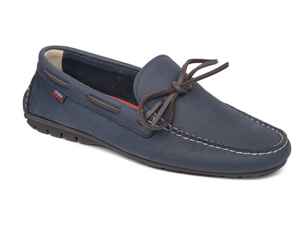 Mocassins Callaghan 53901 Bitron Homme Bleu Marron | EZY4386AW