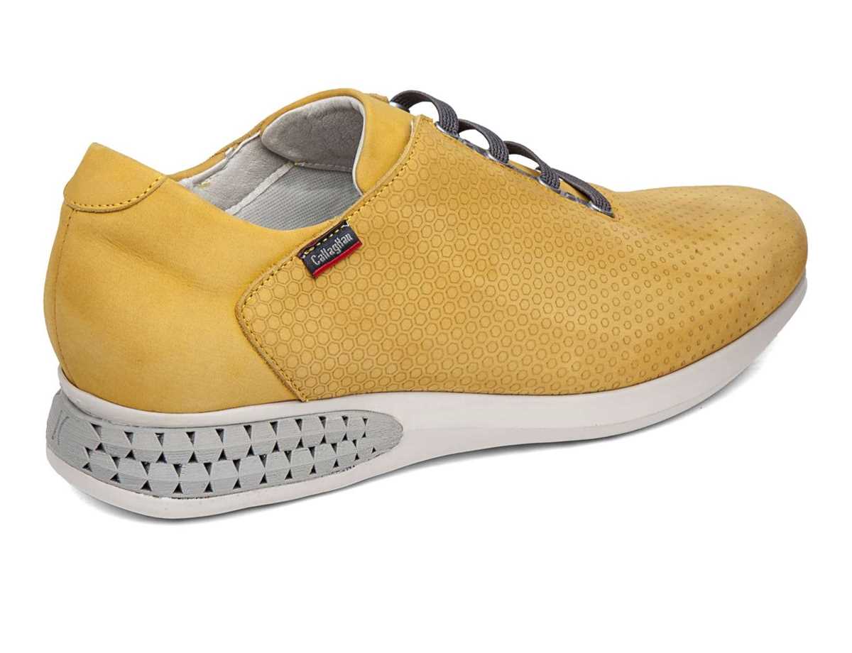 Baskets Callaghan 12101 Personal Homme Jaune | YBD3157DL