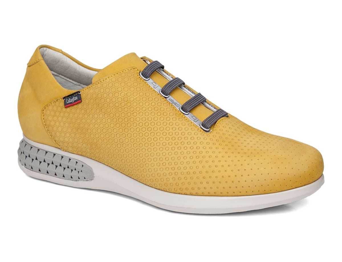 Baskets Callaghan 12101 Personal Homme Jaune | YBD3157DL