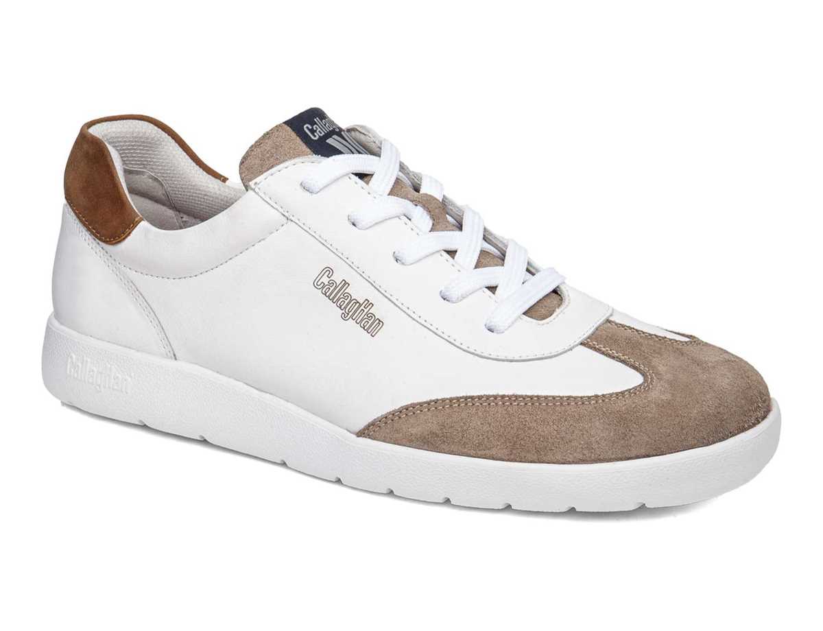 Baskets Callaghan 43708 Amanci Homme Blanche Beige Marron | YEQ4948FF