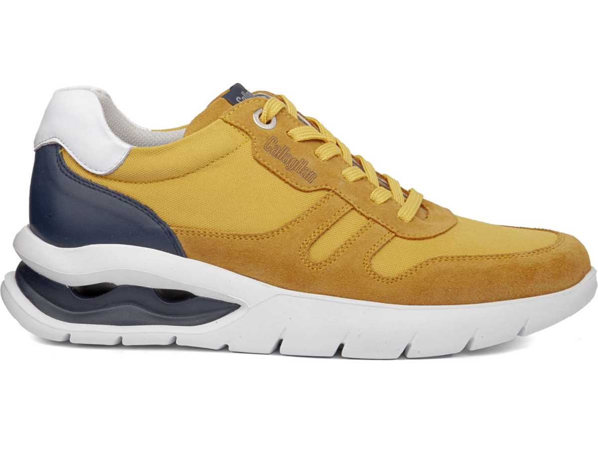 Baskets Callaghan 45416 Vento Homme Jaune Bleu | KFA4394DY