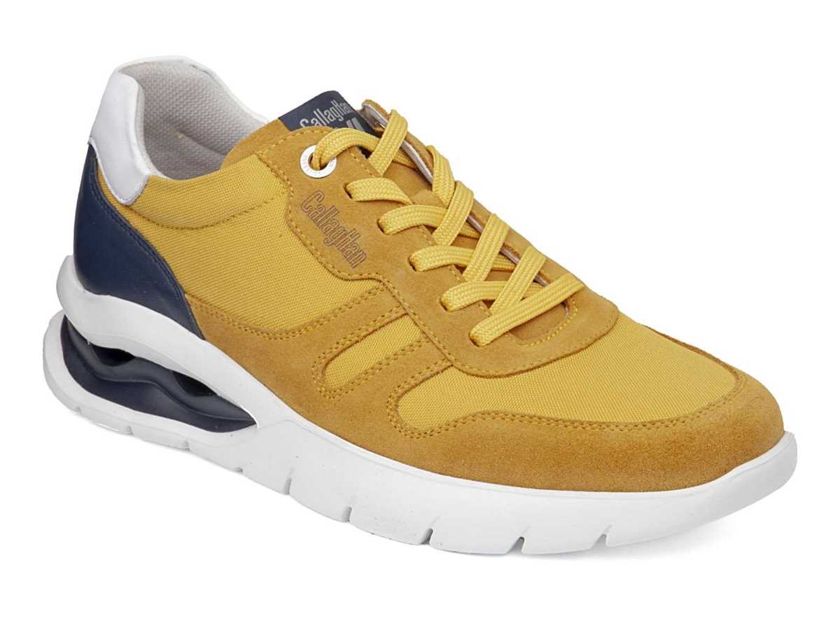 Baskets Callaghan 45416 Vento Homme Jaune Bleu | KFA4394DY