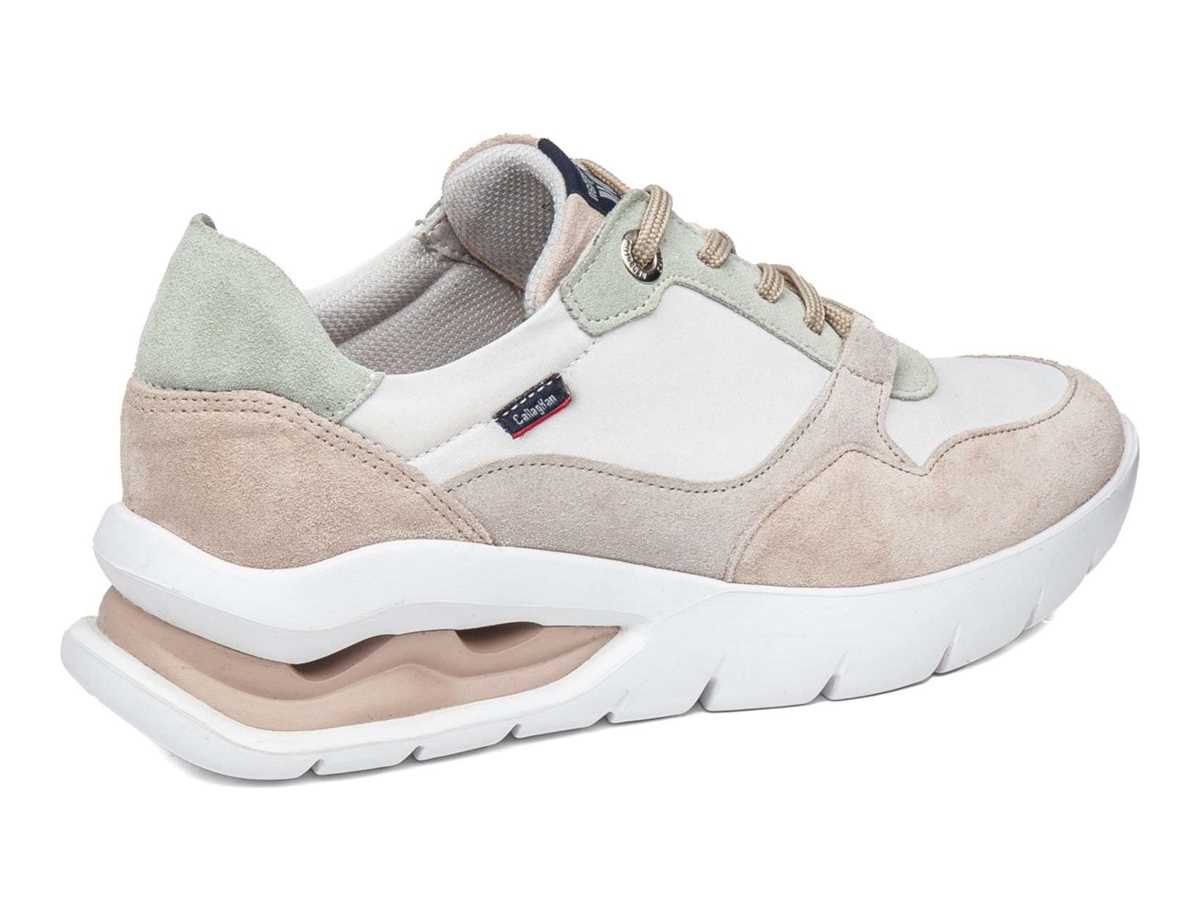 Baskets Callaghan 45811 Aria Femme Rose Blanche Vert | PTK3825IF