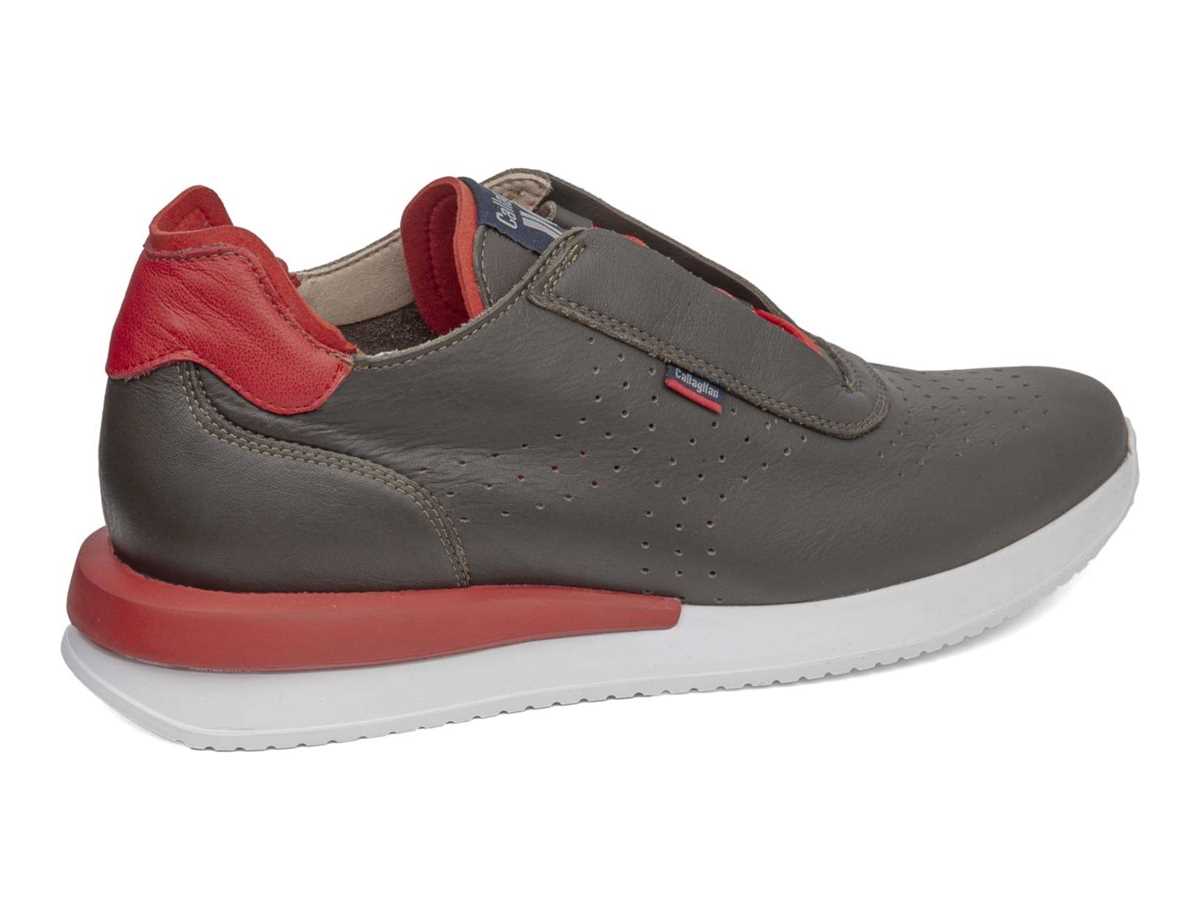 Baskets Callaghan 51101 Moses Homme Vert Rouge | IJK3890ZN