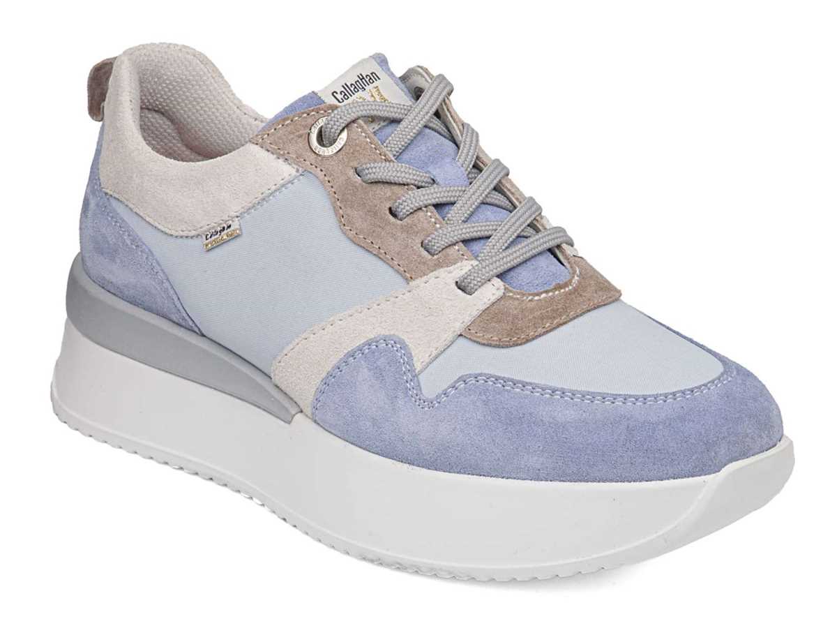 Baskets Callaghan 51206 Dina Femme Bleu Beige | ACG6382CU