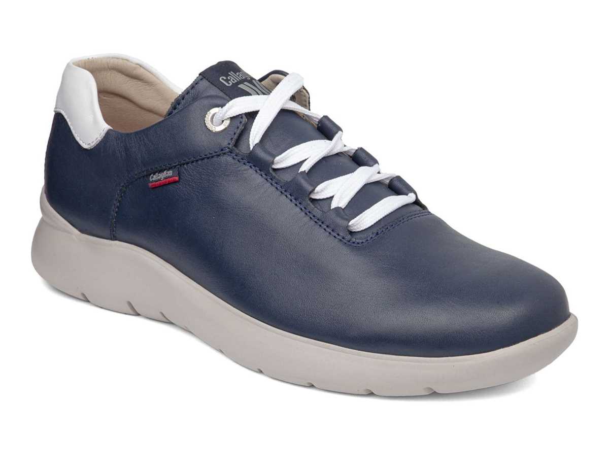 Baskets Callaghan 51300 Nuvole Homme Bleu Blanche | ZOL83GV