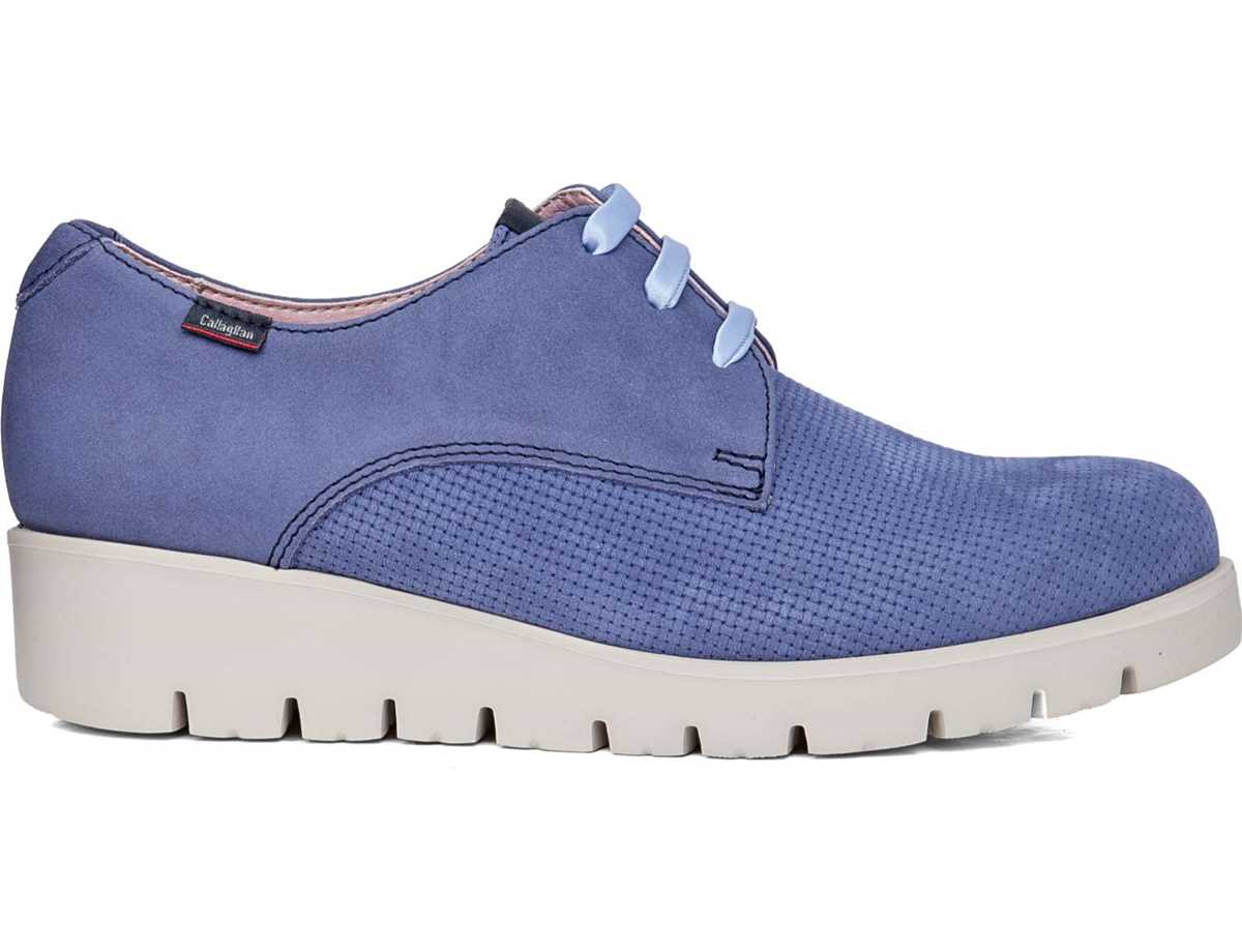 Baskets à Plateforme Callaghan 89824 Haman Femme Bleu | HVB5873PF