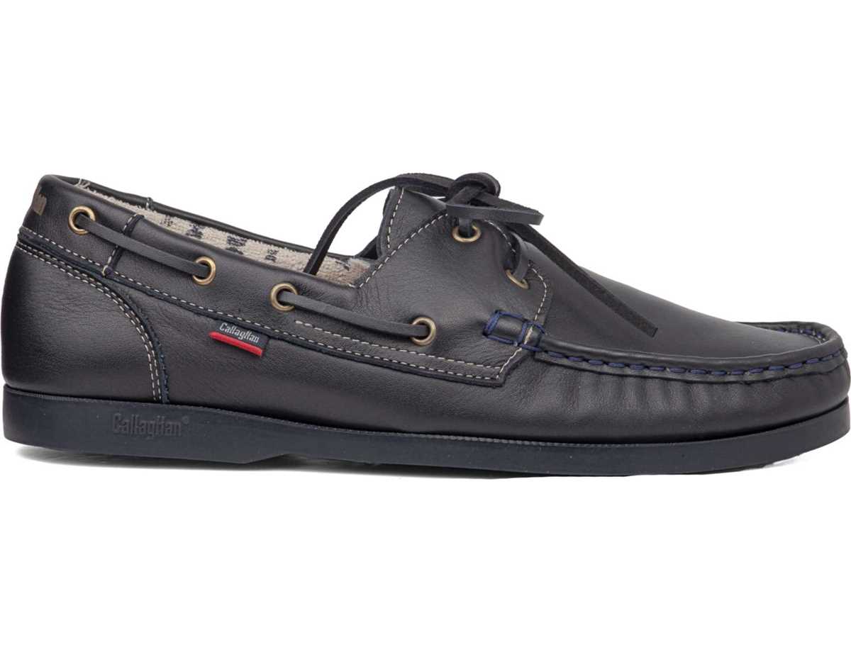 Chaussures Bateau Callaghan 51604 Yate Homme Noir Bleu | JYM9138EN