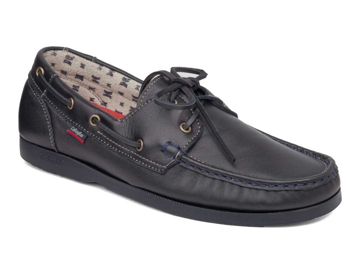 Chaussures Bateau Callaghan 51604 Yate Homme Noir Bleu | JYM9138EN