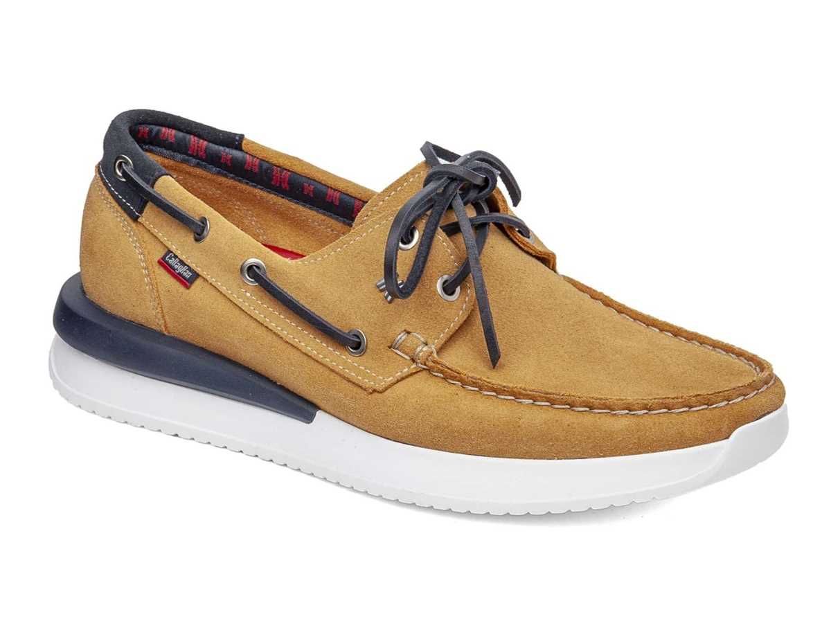 Chaussures Bateau Callaghan 52100 Moses Homme Jaune Bleu | CJN15100SQ