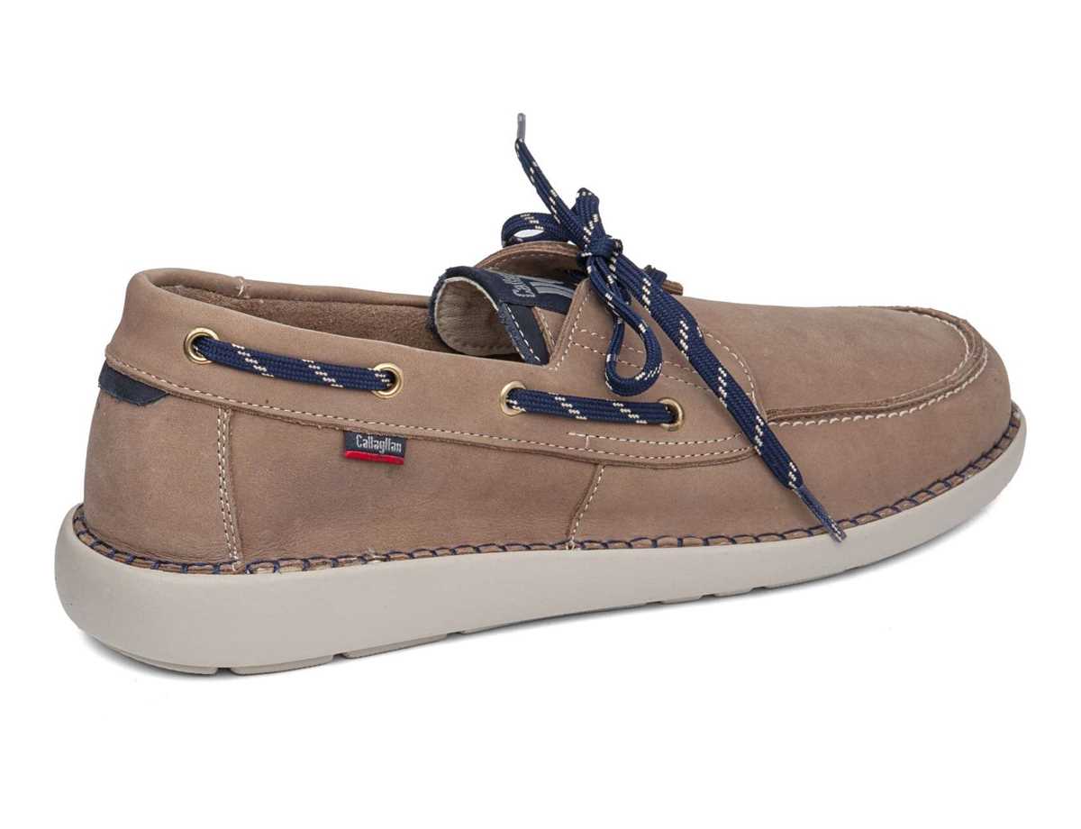 Chaussures Bateau Callaghan 53400 Abner Homme Beige Bleu | ZQQ7499YM