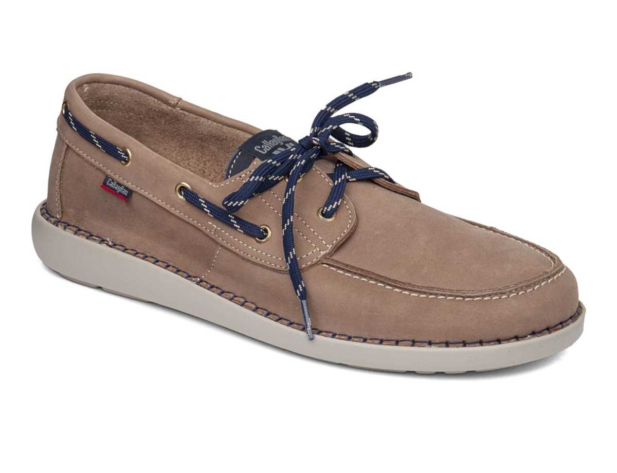 Chaussures Bateau Callaghan 53400 Abner Homme Beige Bleu | ZQQ7499YM