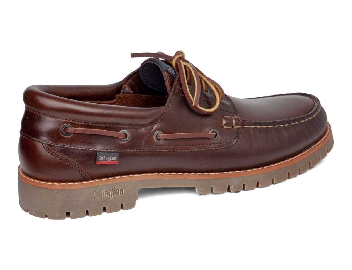 Chaussures Bateau Callaghan 86400 Tanke Homme Marron Foncé | KTS6481HO