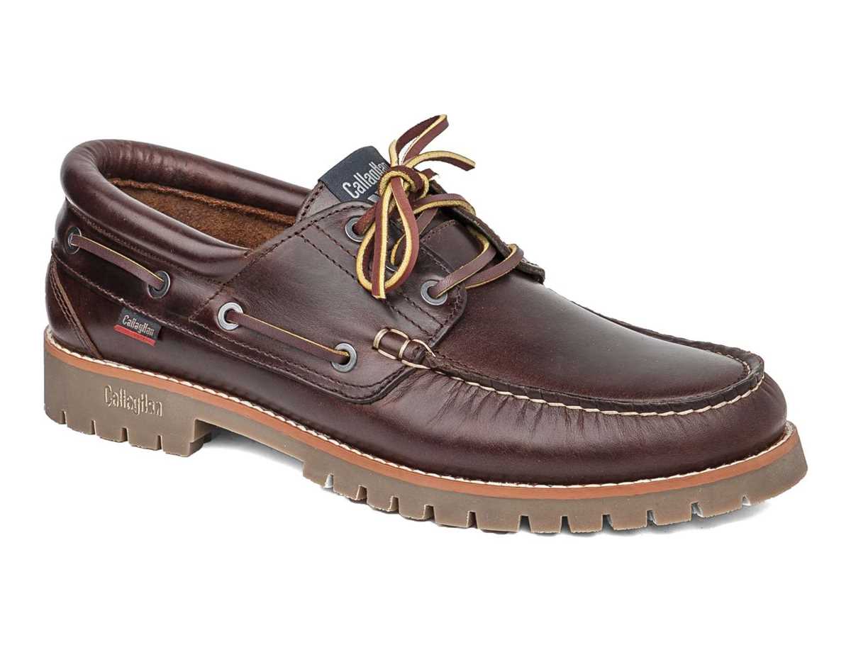 Chaussures Bateau Callaghan 86400 Tanke Homme Marron Foncé | KTS6481HO