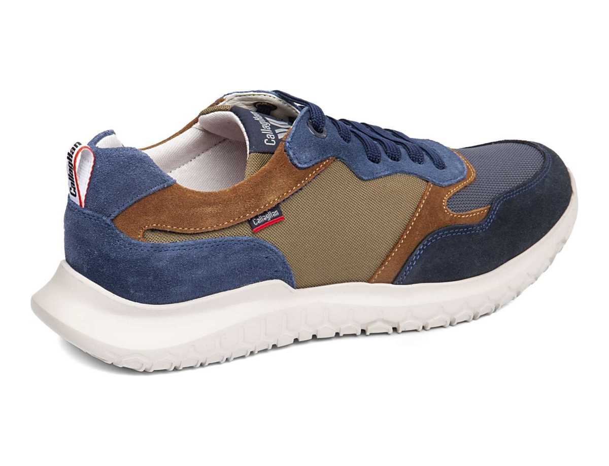 Chaussures Casual Callaghan 53702 Suv Marine Cro Homme Bleu Grise Vert | MHJ6174GG