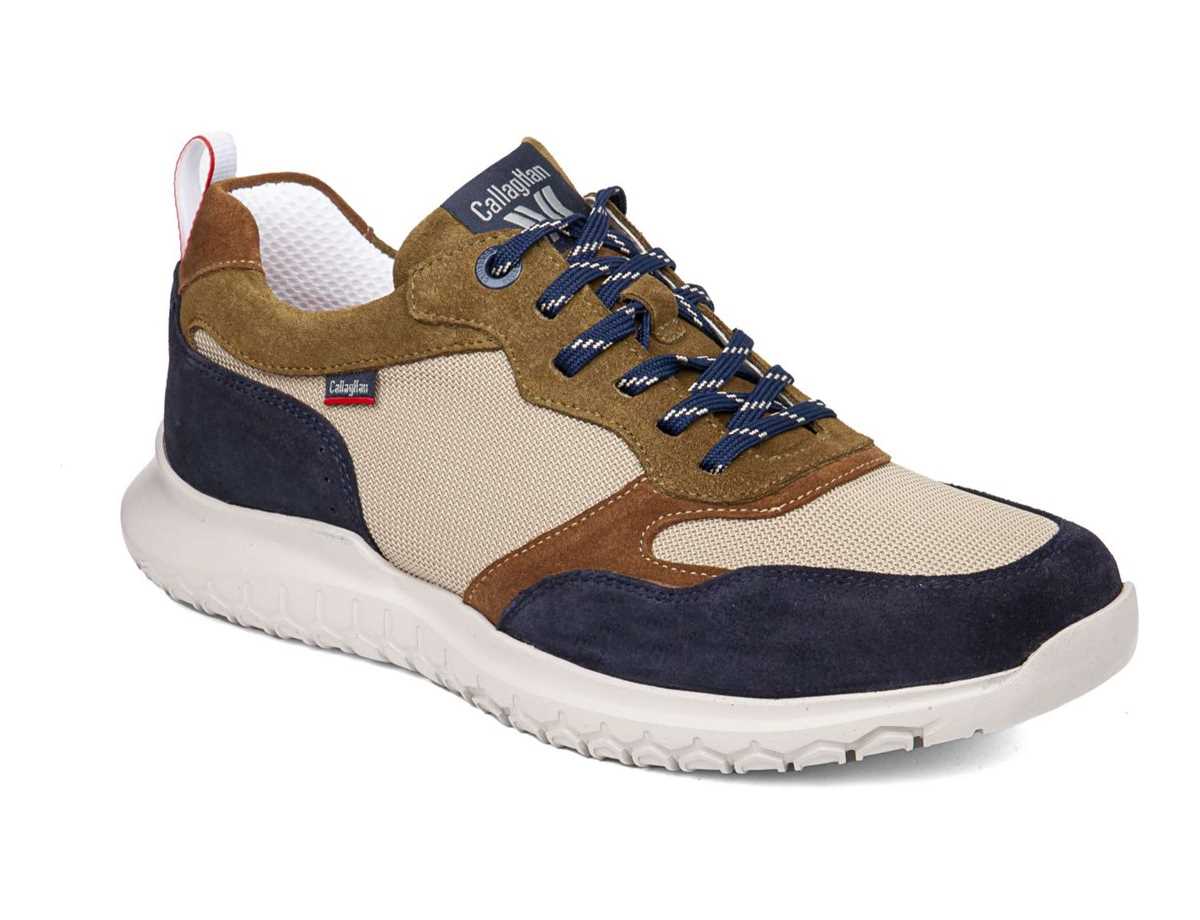 Chaussures Casual Callaghan 53704 Suv Marine Cro Homme Bleu Beige Marron | RVY2793JR