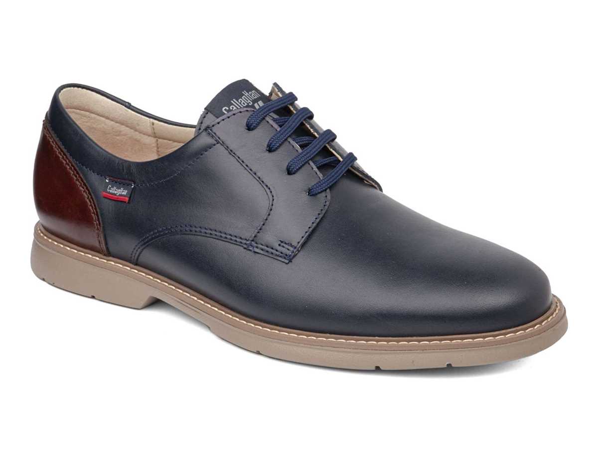 Chaussures Habillées Callaghan 46700 Upam Homme Bleu Marron | TAI3943MB