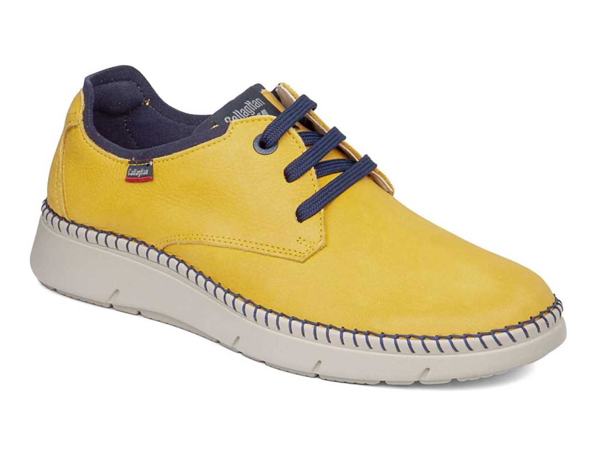 Chaussures Habillées Callaghan 53500 Circular Homme Jaune Bleu | SMA699EQ