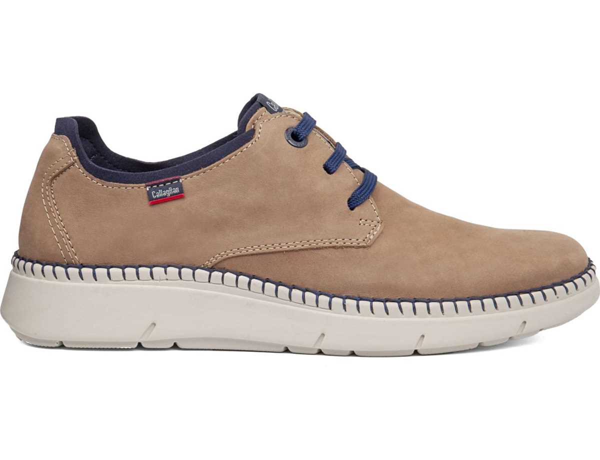 Chaussures Habillées Callaghan 53500 Circular Homme Beige Bleu | YPJ308DK