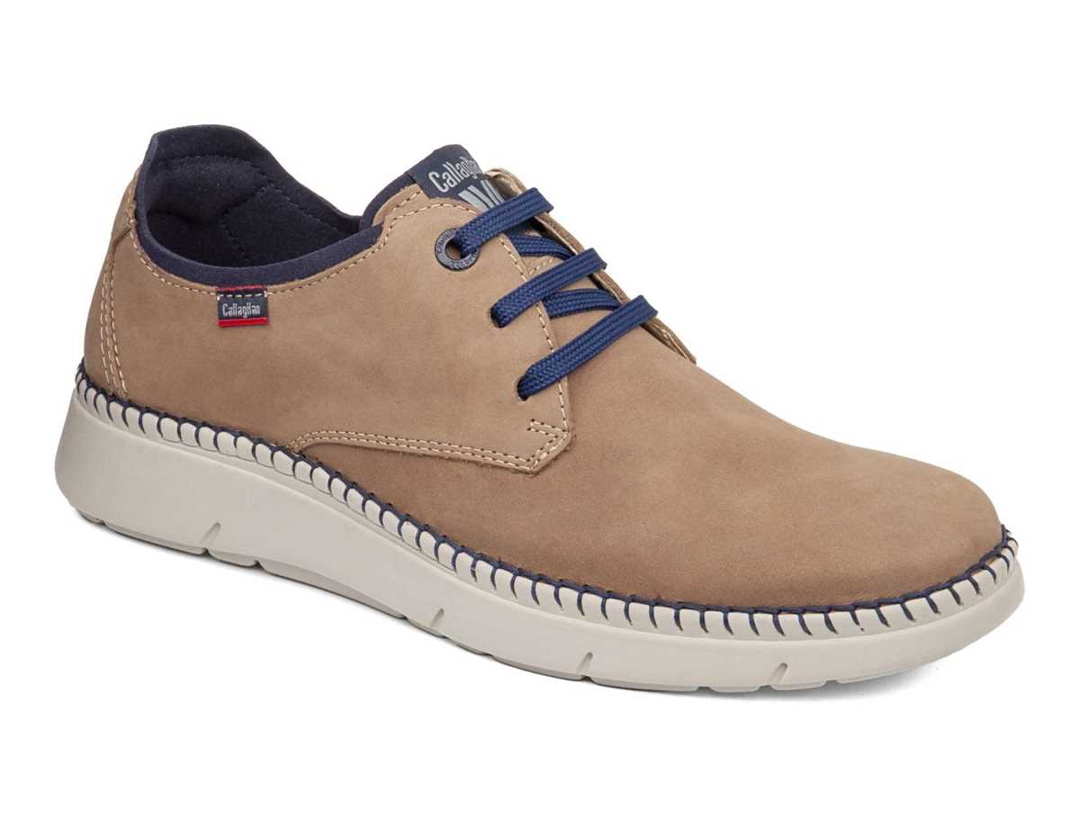 Chaussures Habillées Callaghan 53500 Circular Homme Beige Bleu | YPJ308DK