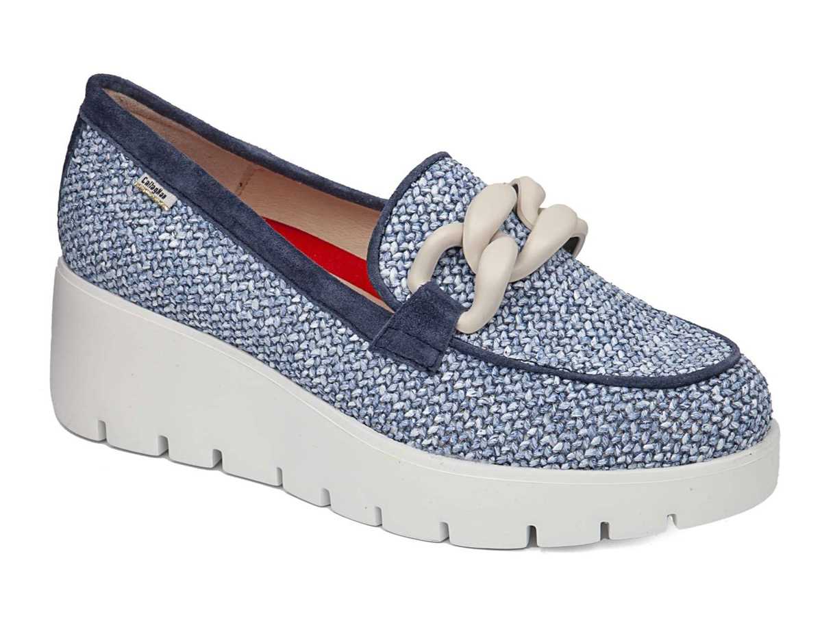 Chaussures Plateforme Callaghan 32100 Amal Femme Bleu | NHC7436CC