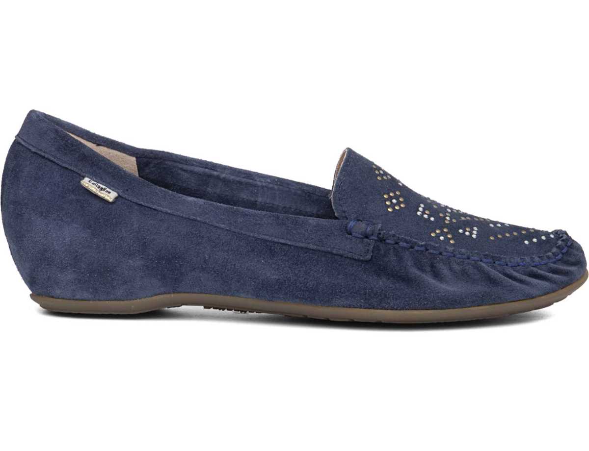 Mocassins Callaghan 12043 Dance Femme Bleu | RCU3439EY