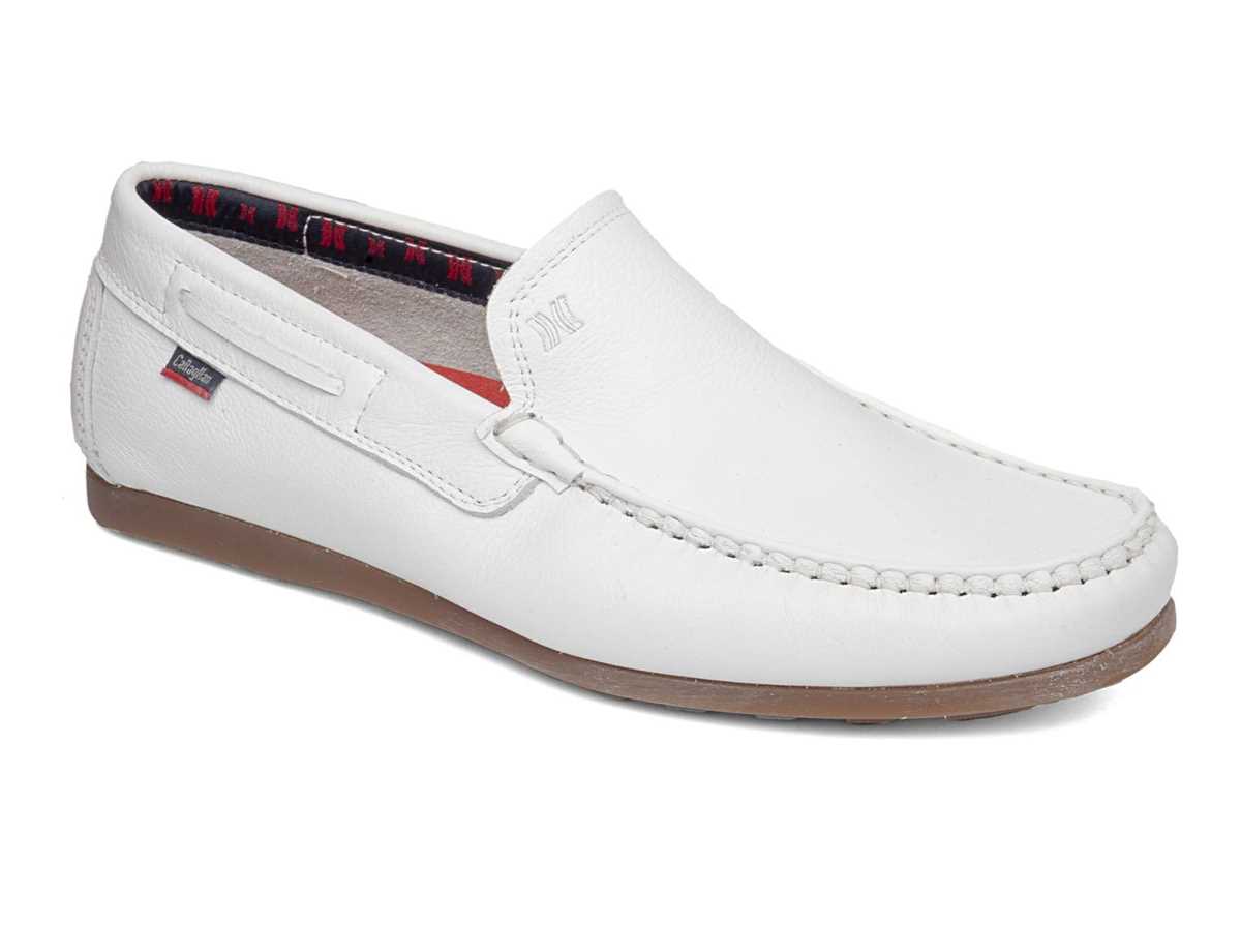 Mocassins Callaghan 15200 Driveline Homme Blanche | PSC5780FI