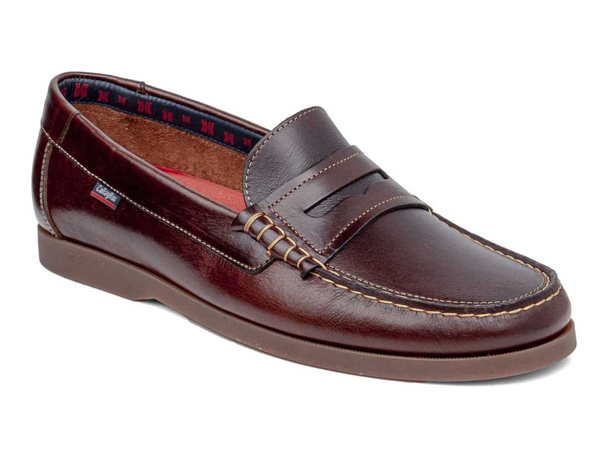 Mocassins Callaghan 51602 Yate Homme Marron | ZLJ186PB