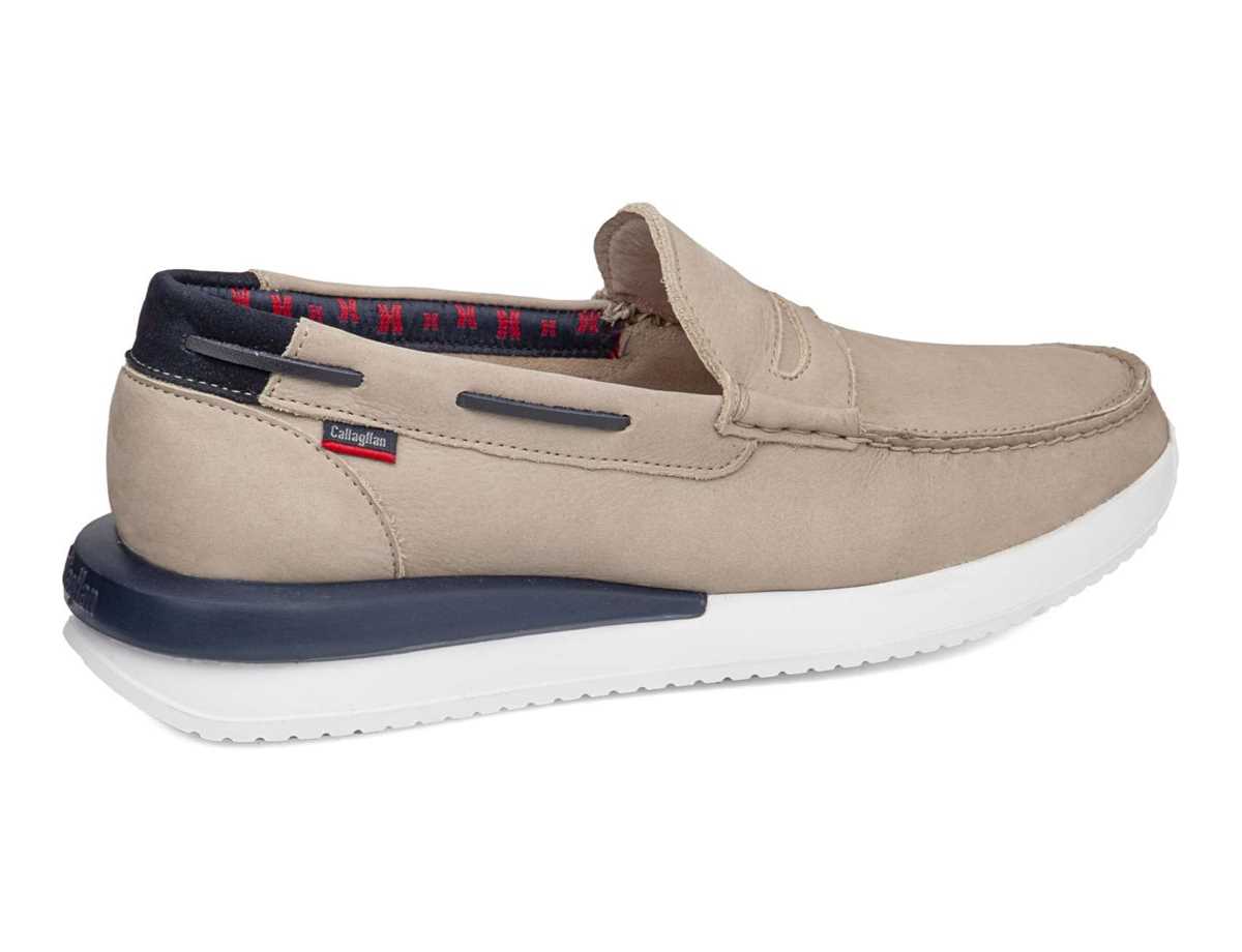 Mocassins Callaghan 52101 Moses Homme Beige Bleu | IJY3790UZ