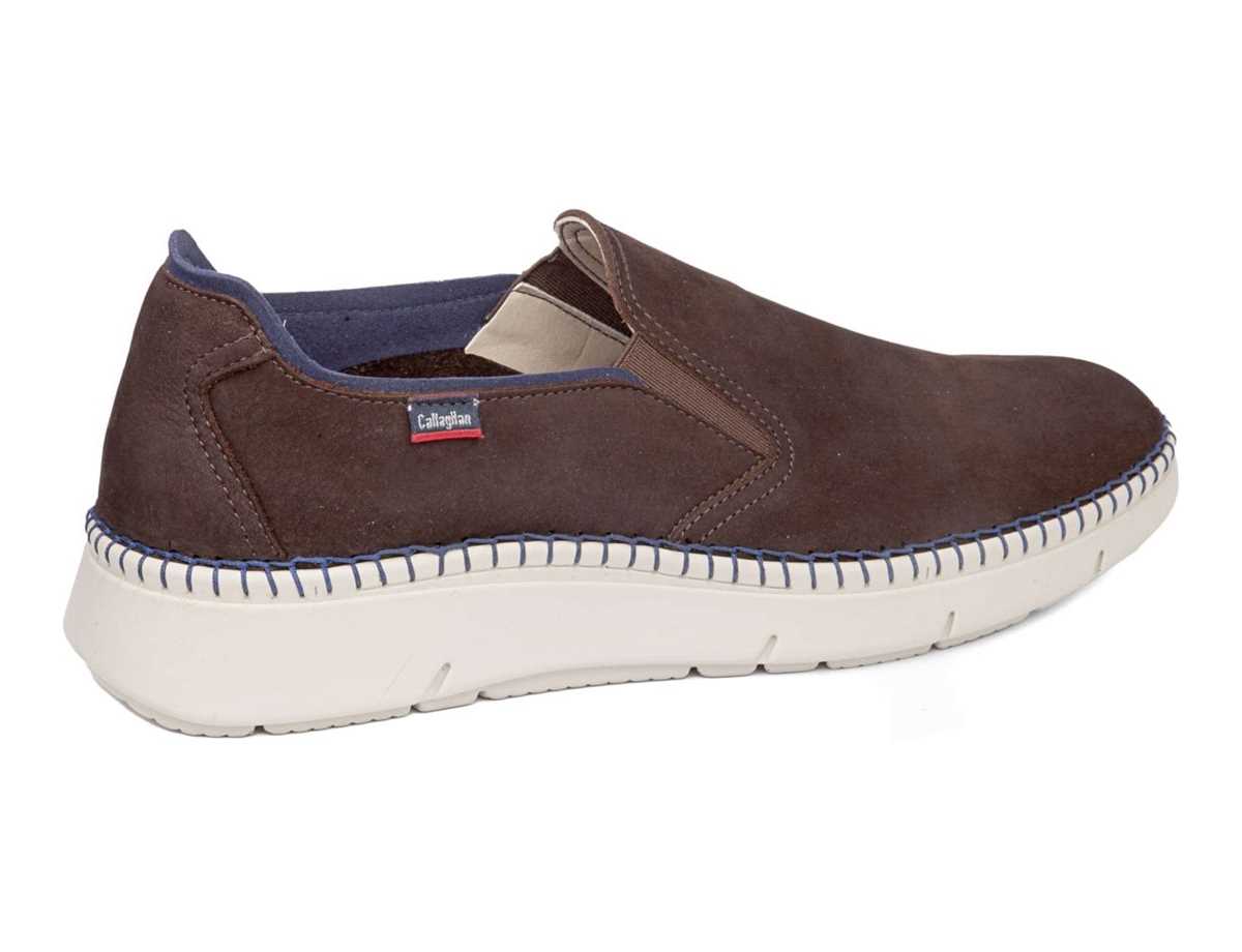 Mocassins Callaghan 53501 Circular Homme Marron Foncé Bleu | TTU5865SI