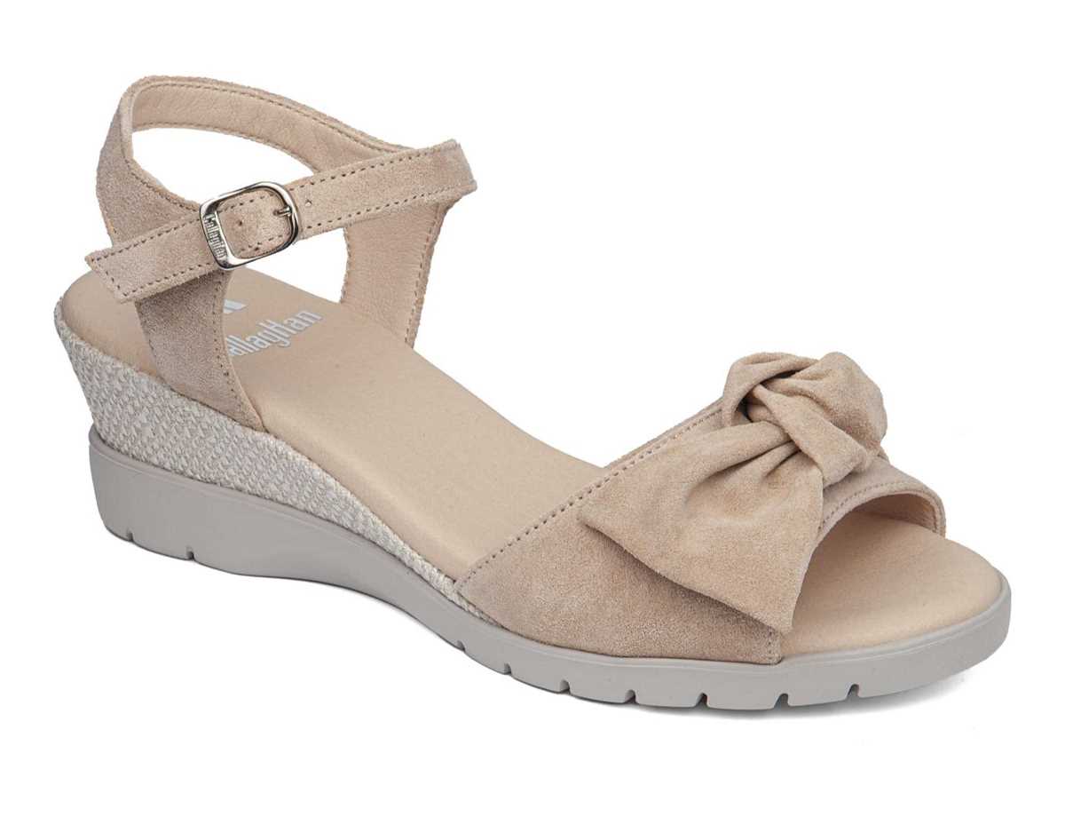 Sandales Compensées Callaghan 29115 Esperanza Femme Rose Beige | PBG6139UU