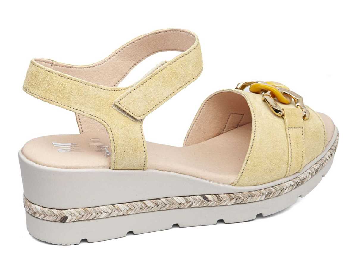 Sandales Compensées Callaghan 29807 Mara Femme Jaune | MKY2699HF