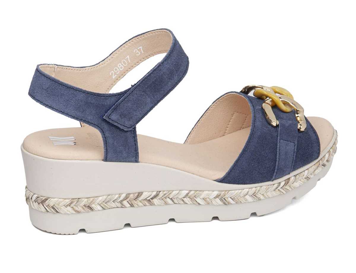 Sandales Compensées Callaghan 29807 Mara Femme Bleu | PKW9296MZ