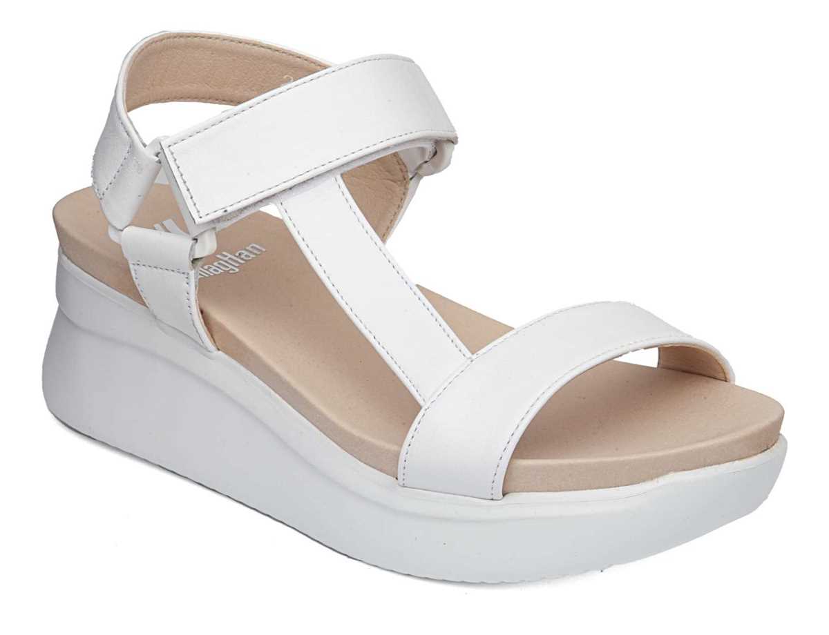 Sandales Compensées Callaghan 29908 Llana Femme Blanche | XGS6994FY