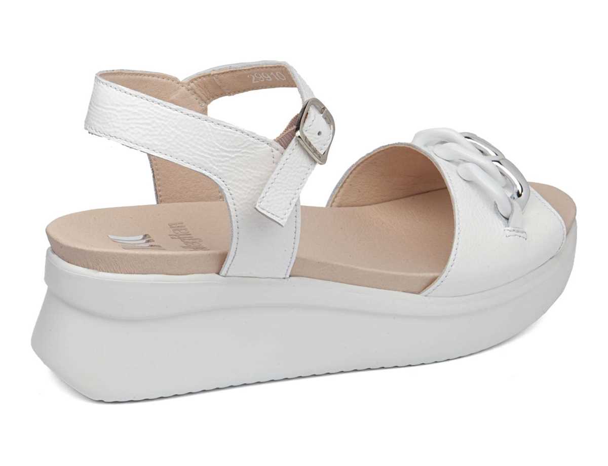 Sandales Compensées Callaghan 29910 Llana Femme Blanche | URW6116DK