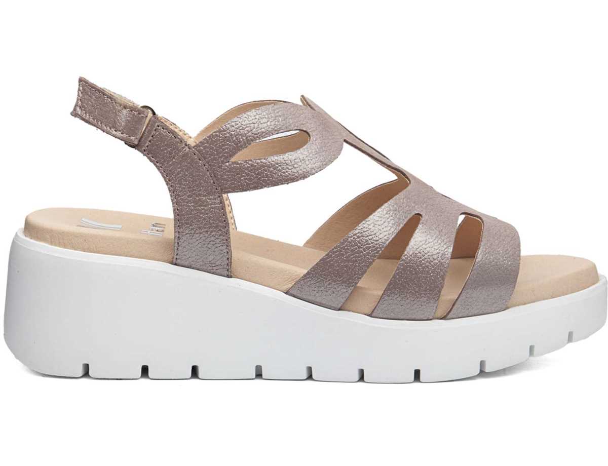 Sandales à Plateforme Callaghan 32005 Bera Femme Beige | YVT2417NH